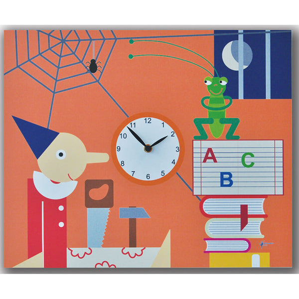 sconto Horloge Murale Rectangulaire 44X35Cm Pirondini Italia Pinocchio