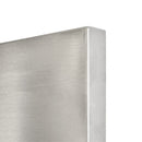 Camino a Bioetanolo da Parete 150x70x22 cm Keira Nero e Acciaio