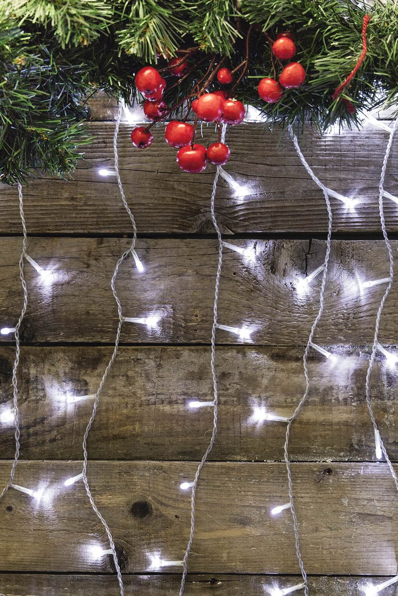 Tenda Luminosa Natalizia Blu da Esterno-Interno Soriani 31V Varie Misure