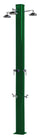 Douche de jardin avec 3 pommeaux de douche, mitigeur et lave pieds Arkema Big Jolly Green