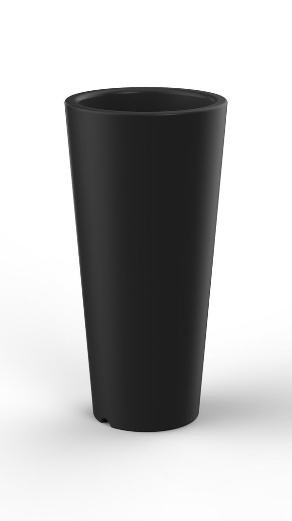 Vase Ø34x86 cm en Résine Arkema Tondo 86 Anthracite prezzo