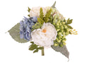 Set 2 Bouquet Artificiale di Rosa e Ortensie Altezza 33 cm 