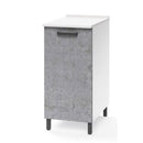 Base cucina con anta 40x50x85H cm cemento