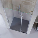 Porta Parete Doccia 1 Anta Battente in Cristallo Trasparente 8mm H195 Bonussi Isabel Varie Misure