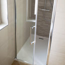 Porta Parete Doccia 1 Anta Batttente in Cristallo Trasparente 6mm H195 Bonussi Alexia Varie Misure