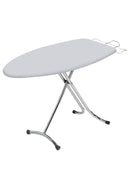 Asse da Stiro Rugby Plus 125x46 cm Salvaspazio Ampia Area Gambe Triple in Acciaio