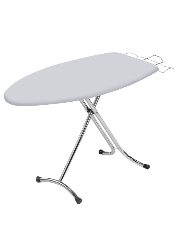 online Asse da Stiro Rugby Plus 125x46 cm Salvaspazio Ampia Area Gambe Triple in Acciaio