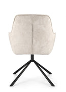 Set 2 Poltrone 56x65x86h cm Grant Avorio 