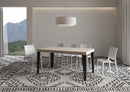  Tavolo Allungabile 160-264x90x77 cm Flame Cashmere Telaio Antracite