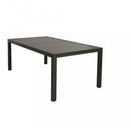 Tavolo Formentera 200/300x100x74 h cm in Alluminio Taupe
