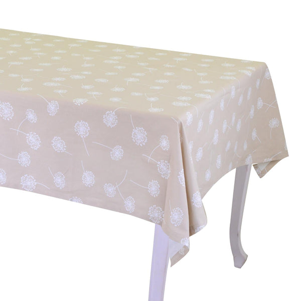 sconto Tovaglia Rettangolare 140x240 cm in Cotone 180 GSM Tessuto Life Beige