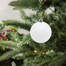 Set 24 Palle di Natale Ø7 cm Bianche per Alberi