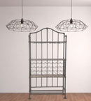 Mobile Porta Vivande Manhattan 99,3x42x185 cm in Ferro e MDF