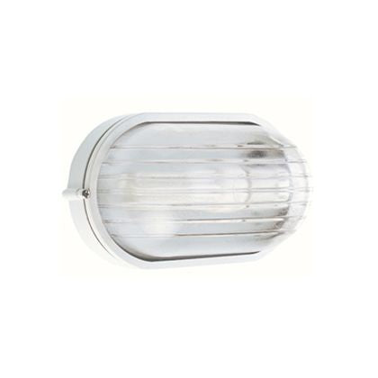 online Petit Plafonnier Ovale Couleur Blanche pour Extérieur Ligne Industrielle Sovil
