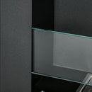 Camino a Bioetanolo da Incasso 90x15x40 cm 2 Bruciatori da 0,85L in Acciaio Inox Nero 