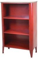 Scaffale 3 Ripiani in Metallo Edimburgo Rosso