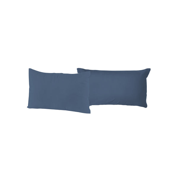 sconto Paire de taies d'oreiller Avio de couleur unie