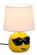 Lampada da Tavolo da Interno Attacco E14 in Ceramica Bianco 