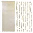 Tenda a Fili per Porta Antimosche 150x250 cm in Paper Crema