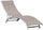 Vorghini Onda Tortora Chaise longue de jardin en aluminium