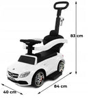Macchina a Spinta per Bambini con Licenza Mercedes C63 AMG Push Car Bianca