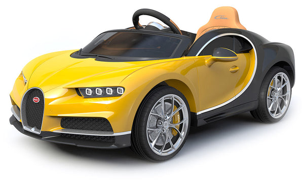 online Voiture électrique pour enfants 12V avec licence Bugatti Chiron jaune
