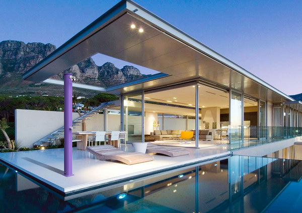 prezzo Douche de Jardin Solaire 40L Arkema Big Jolly Champagne Bronze Mitigeur