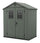 Casetta da Giardino Porta Attrezzi 190x122x221 cmin Evotech+ Keter Darwin 6x4 Verde