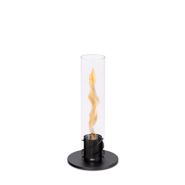 Lampe à Poser au Bioéthanol Ø9x40,5 cm en Acier Inoxydable Noir acquista