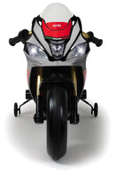 Moto Elettrica per Bambini 12V con Licenza Aprilia RSV Grigia