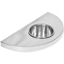 Cestino Gettacarte Posacenere da Parete 40,5x62x20 cm in Acciaio 15L per Interno Esterno