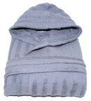 Accappatoio in Spugna 100% Cotone Sally Lines Denim Blue