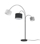 Piantana da Interno  E27 in Metallo Nero Opaco