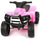 Mini Quad Electrique Enfant 6V Noir et Rose