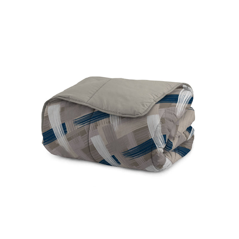 Trapunta Invernale 180gr con Stampa in Microfibra Pennellate Varie Misure