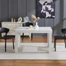 Tavolo da Pranzo Allungabile 120-200x80x76 cm in Legno Bianco      