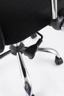 Sedia Poltrona Direzionale in Tessuto da Ufficio Soriani Nera