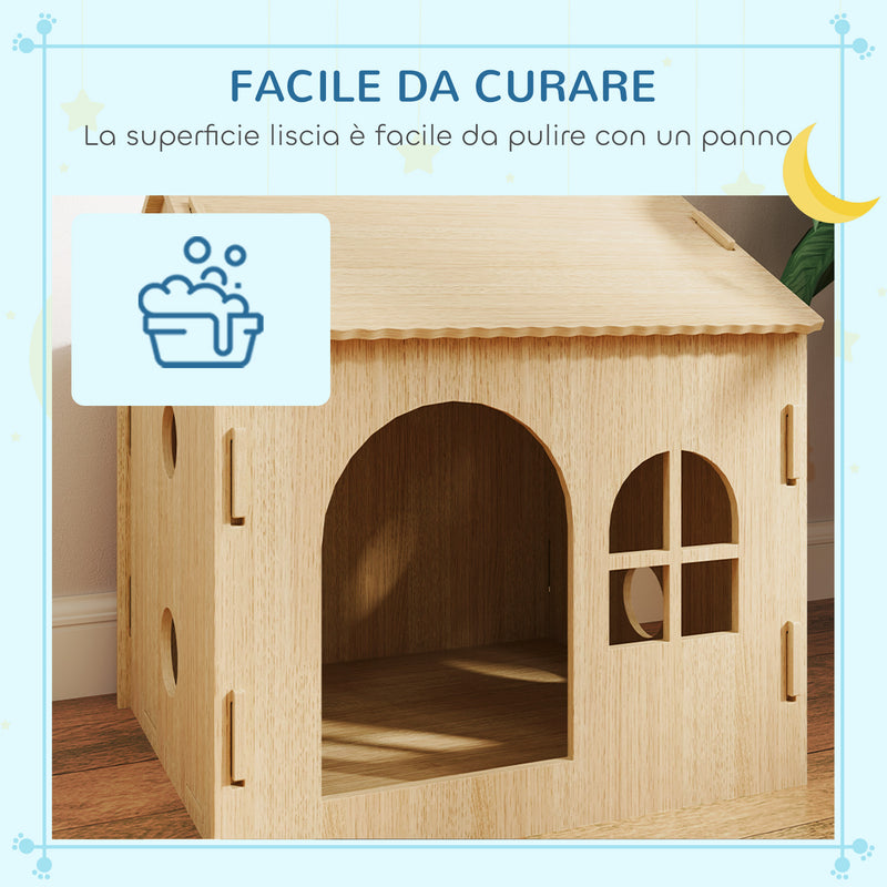 Cuccia per Cani da Interno 49,5x41x51 cm in Legno   