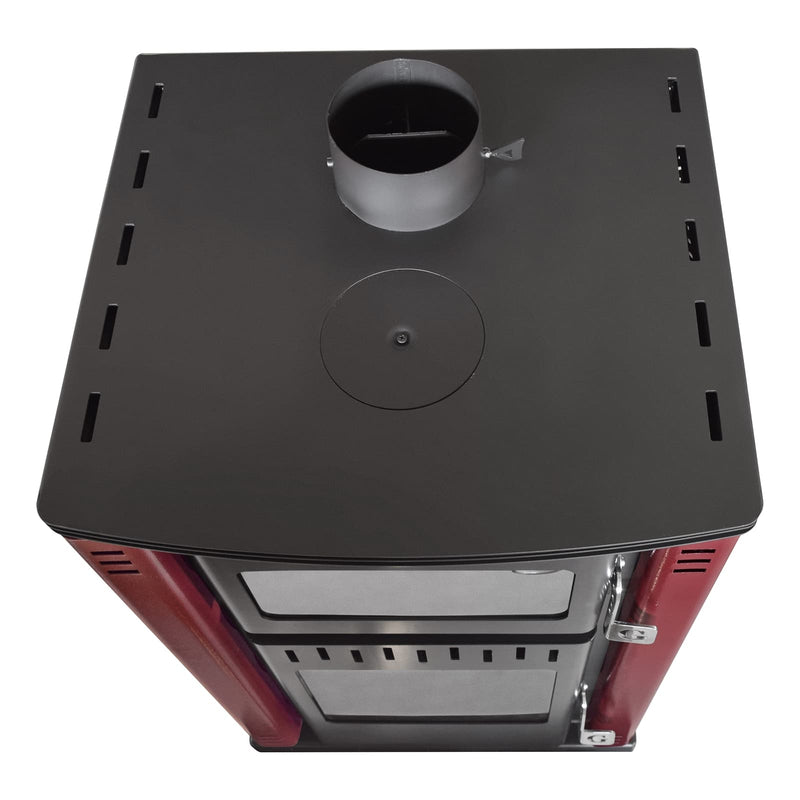 Stufa a Legna con Forno 62x59xH102 cm 27,6Kw Elsa Beige