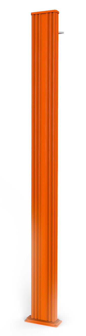 Doccia Solare da Esterno Giardino 30L Miscelatore e Lavapiedi Arkema Spring S Arancio