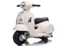 Scooter Elettrico per Bambini Licenza Ufficiale Piaggio Vespa Small 7,2V 2,5Ah Bianco      