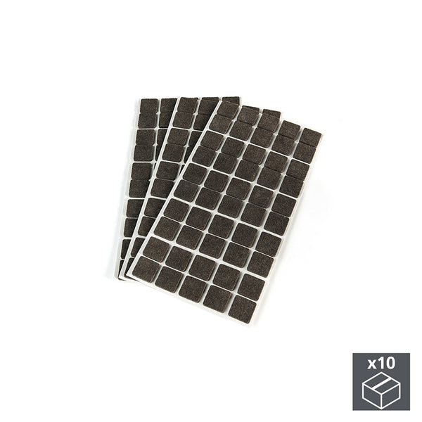online Patins Carrés en Feutre Adhésif pour Meubles 20 x 20 mm 1.500 Pièces Emuca