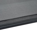 Brandina Portatile per Cani 110x80x20 cm Fino a 22Kg in Metallo e Tessuto a Rete Nero