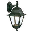 Lampada Applique in Basso Colore Nero per Esterno Linea Mini Quadrata Sovil