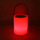 Lampada 12 Led Multicolor Ø16x20 cm Bluethoot in Polietilene Bianca
