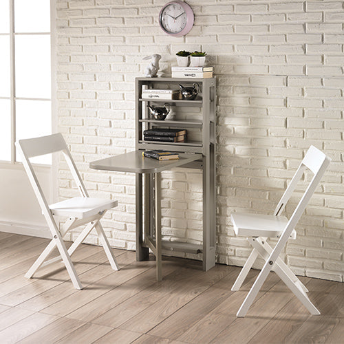 acquista Table Pliante Gain de Place + 2 Chaises Pliantes en Bois 