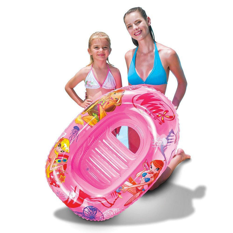 Canotto Gonfiabile per Bambini 102x69 cm in Vinile Bestway Winx 92004