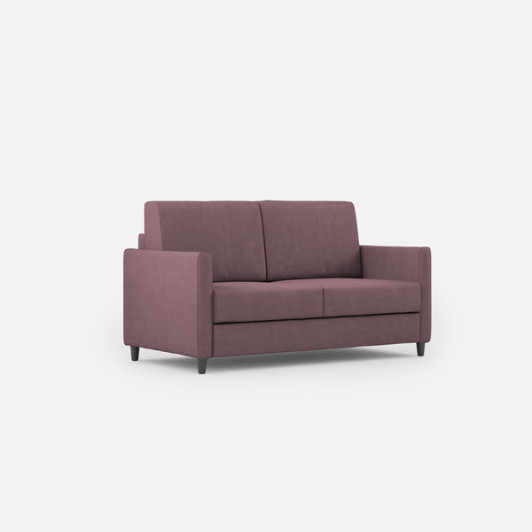 Canapé 2 places Karay 138x85x85 cm en tissu prune online