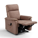 Poltrona Alzapersona Elettrica 2 Motori 76x87x102 cm in Tessuto Manhattan