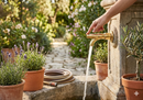 Rubinetto a Pulsante per Fontana da Giardino in Ottone Belfer RUB/021